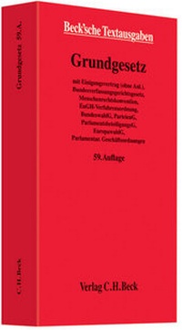 Abbildung von: Grundgesetz für die Bundesrepublik Deutschland - C.H.BECK