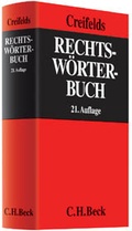 Cover: Rechtsw&ouml;rterbuch - C.H.BECK
