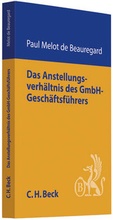 Cover: Angestelltenverh&auml;ltnis des GmbH-Gesch&auml;ftsf&uuml;hrers - C.H.BECK