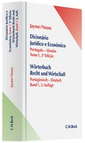 Cover: W&ouml;rterbuch Recht und Wirtschaft Band I: Portugiesisch-Deutsch - C.H.BECK