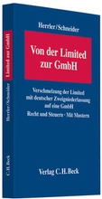 Cover: Von der Limited zur GmbH - C.H.BECK