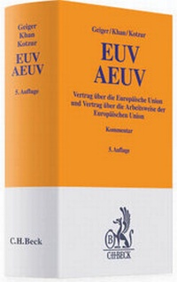 Enlarge image Cover: EUV/AEUV - C.H.BECK