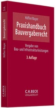 Cover: Praxishandbuch Bauvergaberecht - C.H.BECK