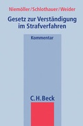 Cover: Gesetz zur Verst&auml;ndigung im Strafverfahren - C.H.BECK