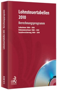 Abbildung von: Lohnsteuertabellen 2010 - C.H.BECK