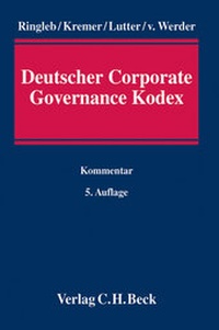 Abbildung von: Kommentar zum Deutschen Corporate Governance Kodex - C.H.BECK