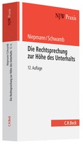 Cover: Die Rechtsprechung zur H&ouml;he des Unterhalts - C.H.BECK