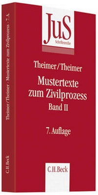 Abbildung von: Mustertexte zum Zivilprozess - C.H.BECK