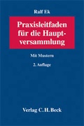Abbildung von: Praxisleitfaden für die Hauptversammlung - C.H.BECK