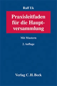 Abbildung von: Praxisleitfaden für die Hauptversammlung - C.H.BECK