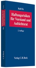 Abbildung von: Haftungsrisiken für Vorstand und Aufsichtsrat - C.H.BECK