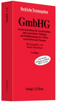 Abbildung von: GmbHG - C.H.BECK