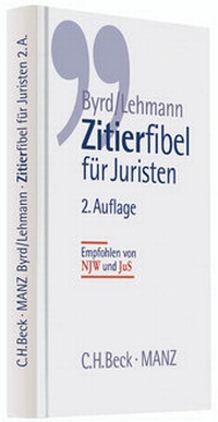 Bild: Zitierfibel für Juristen - C.H.BECK