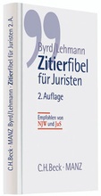Cover: Zitierfibel f&uuml;r Juristen - C.H.BECK