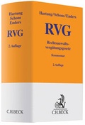 Cover: Rechtsanwaltsverg&uuml;tungsgesetz: RVG - C.H.BECK