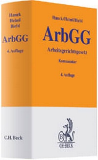 Abbildung von: Arbeitsgerichtsgesetz (ArbGG) - C.H.BECK