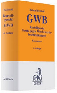 Abbildung von: Kartellgesetz: GWB - C.H.BECK