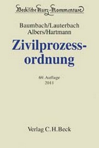 Abbildung von: Zivilprozessordnung - C.H.BECK