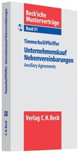 Cover: Unternehmenskauf - Nebenvereinbarungen - C.H.BECK
