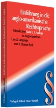 Cover: Einf&uuml;hrung in die Anglo-Amerikanische Rechtssprache = Introduction to Anglo-American Law & Language - C.H.BECK