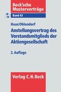 Abbildung von: Anstellungsvertrag des Vorstandsmitglieds der Aktiengesellschaft - C.H.BECK