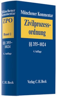 Abbildung von: Münchener Kommentar zur Zivilprozessordnung: ZPO - C.H.BECK