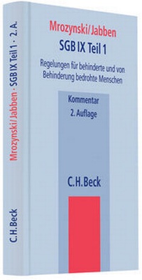 Abbildung von: SGB IX Teil 1 - C.H.BECK