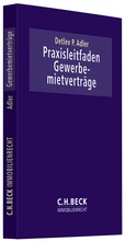 Cover: Praxisleitfaden Gewerbemietvertr&auml;ge - C.H.BECK