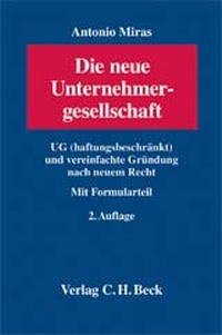 Abbildung von: Die neue Unternehmergesellschaft - C.H.BECK