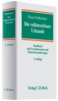 Cover: Die vollstreckbare Urkunde - C.H.BECK
