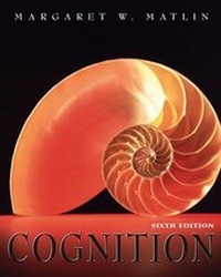 Enlarge image Cover: Cognition - Wiley