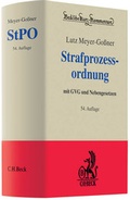 Cover: Strafprozessordnung: StPO - C.H.BECK
