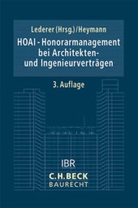 Abbildung von: HOAI - Honorarmanagement bei Architekten- und Ingenieurverträgen - - C.H.BECK