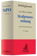 Cover: Strafprozessordnung: StPO - C.H.BECK