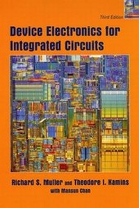 Abbildung von: Device Electronics for Integrated Circuits - Wiley