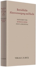 Cover: Betriebliche Altersversorgung und Recht - C.H.BECK