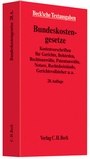 Cover: Bundeskostengesetze - C.H.BECK