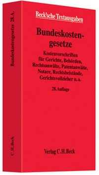 Enlarge image Cover: Bundeskostengesetze - C.H.BECK