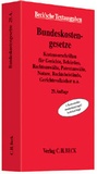 Cover: Bundeskostengesetze - C.H.BECK