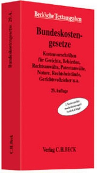 Enlarge image Cover: Bundeskostengesetze - C.H.BECK