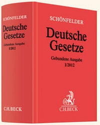 Bild vergrößern Bild: Deutsche Gesetze Gebundene Ausgabe I/2012 - C.H.BECK