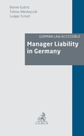 Cover: Manager Liability in Germany - C.H.BECK