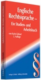 Cover: Englische Rechtssprache - C.H.BECK