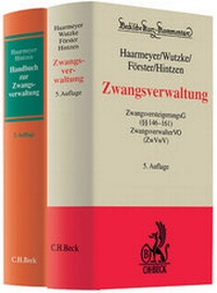Abbildung von: Kombination Haarmeyer/Wutzke/Förster, Zwangsverwaltung (5. Auflage) + Haarmeyer/Hintzen, Handbuch zur Zwangsverwaltung (3. Auflage) - C.H.BECK