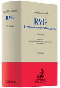 Bild vergrößern Bild: Rechtsanwaltsvergütungsgesetz: RVG - C.H.BECK