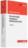 Cover: Die einstweilige Verf&uuml;gung in Wettbewerbssachen - C.H.BECK