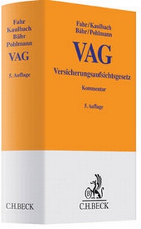 Abbildung von: Versicherungsaufsichtsgesetz - VAG - C.H.BECK
