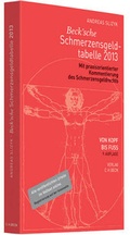 Cover: Beck'sche Schmerzensgeld-Tabelle 2013 - C.H.BECK