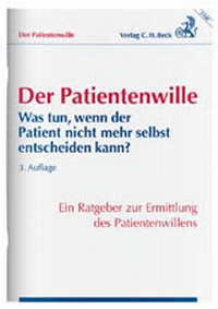 Abbildung von: Der Patientenwille - C.H.BECK