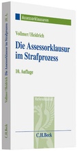 Cover: Die Assessorklausur im Strafprozess - C.H.BECK